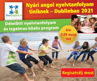 Summer Camp banner with some info about English classes for teenagers in Dublin in summer 2019