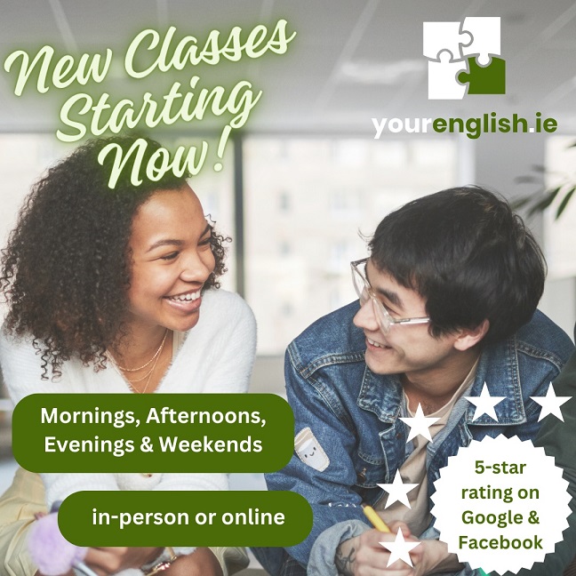 Stamp 2 study visa accreditted English classes for non-EU students renewal offer