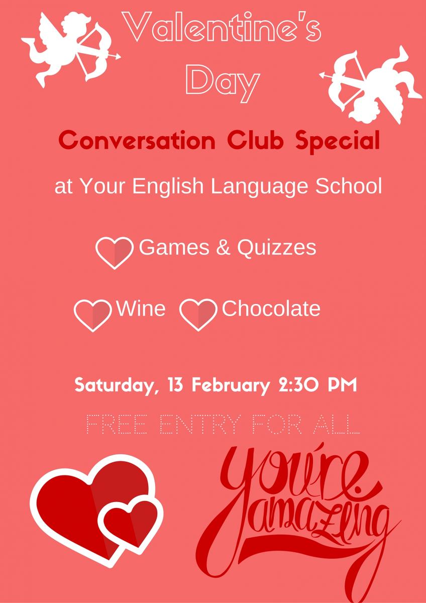 Valentine's Day at Your English Language School in Dublin - 2016