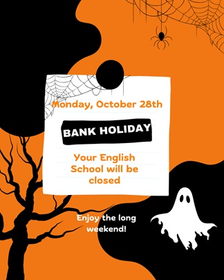 Halloween - public holiday on 28 Oct 2024